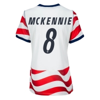Camiseta Estados Unidos Weston McKennie #8 Primera Equipación Replica Mundial 2026 para mujer mangas cortas